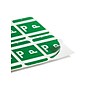 Smead® Alpha-Z Color-Coded Second Letter "P" Labels, 10 Labels Per Sheet, Dark Green, 1"H x 1 5/8"W, 100 Labels/Pk~#|#~AC5E9CFA-692D-4CB1-B9063DC9258D2CC0_sc7