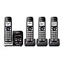 Panasonic 4-Handset Cordless Phone System with Digital Answering System, Bluetooth & Link2Cell, Black/Silver (KX-TGD864S)~#|#~AC615D07-07CE-4F78-ACC3985FBB05D50B_sc7