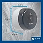 SofPull Georgia-Pacific High-Capacity Center Pull Bathroom Dispenser, Translucent Smoke (56501)~#|#~AC62A5FF-B4A0-4563-92DE181CB8F24D86_sc7
