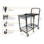 Bostitch Office Small Stowaway Folding Utility Cart, Black (BSAC-SMBLK)~#|#~AC638B1B-11AE-4E10-A4A088F5519149DC_sc7