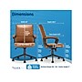 Click365 Transform 3.0 Ergonomic Bonded Leather Swivel Desk Chair, Cognac (CCHR10008A)~#|#~AC6D4D9B-9DEF-4202-93173A19018F062D_sc7