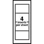 Avery Pin Style Laser/Inkjet Name Badge Kit, 2 1/4" x 3 1/2", Clear Holders with White Inserts, 24/Pack (74652)~#|#~AC6FDAD9-7336-42D1-BFD5EAC9B5BA7384_sc7