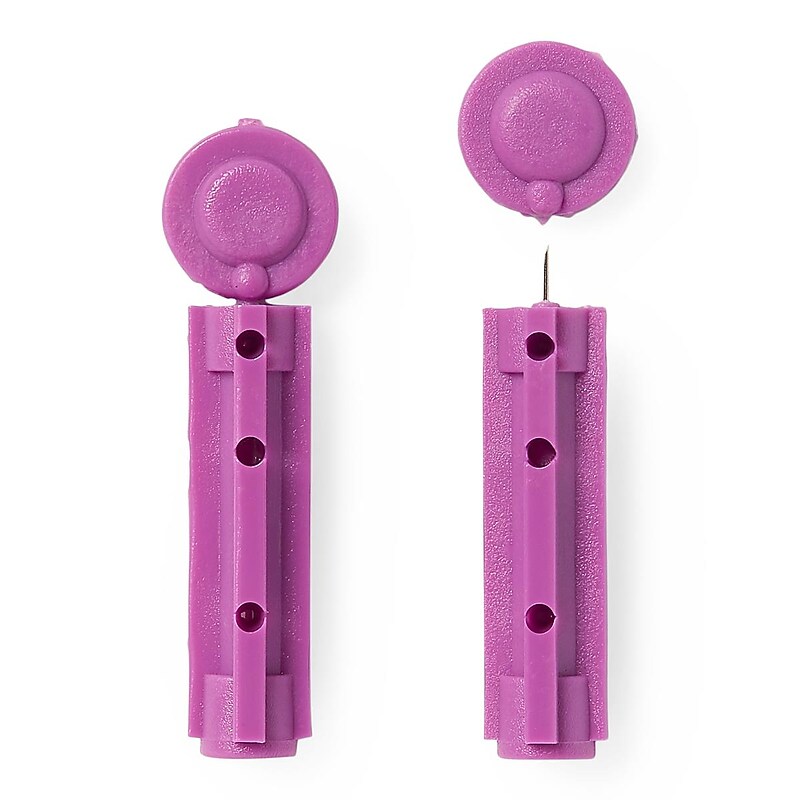 Medline Lancets, Purple, 100/Box (MPH100030Z) image 1