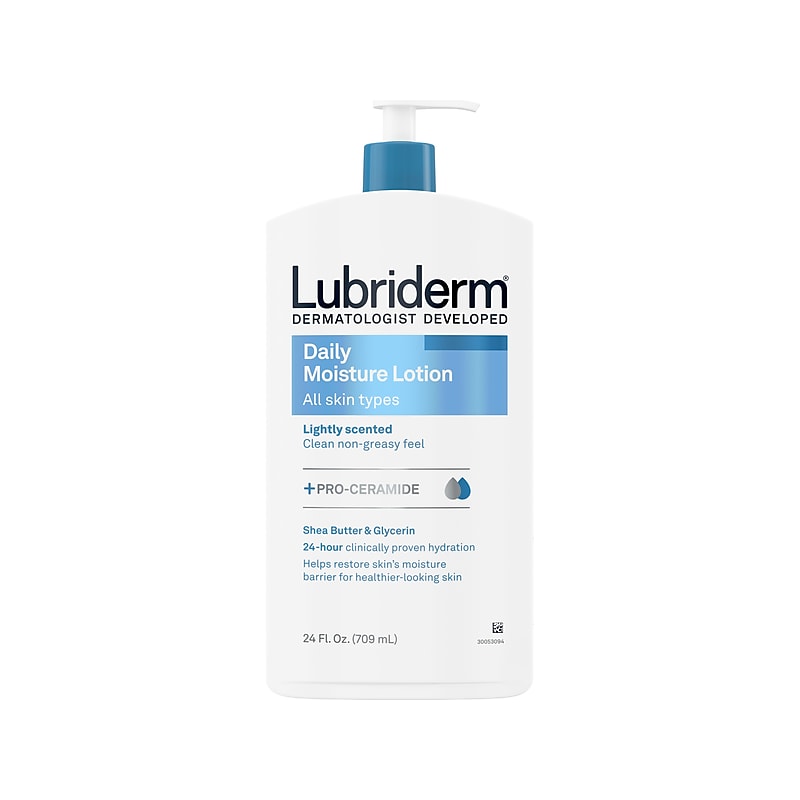 Lubriderm Daily Moisture Lotion, Lightly Scented, 24 Fl. Oz. (48862) image 1