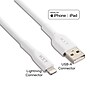 NXT Technologies™ 10 Ft. Braided Lightning to USB Cable, White (NX60463)~#|#~AC7C7702-1178-44CD-8ACDAC9CACD440AD_sc7