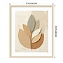 Amanti Art Neutral Leaves by Kintsugi99 Wood Framed Wall Art Print, 21"W x 25"H (A426710186698)~#|#~AC829C5A-9A58-47A9-BB94C481FC16D910_sc7