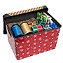 Simplify Santa's Elves Storage Tote Bin with Lid, Plastic, Multicolored (9080-30)~#|#~AC873086-EE99-4ACD-BFF2B6FE7FFDB901_sc7