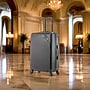 DUKAP Discovery 25.59" Hardside Suitcase, 4-Wheeled Spinner, TSA Checkpoint Friendly, Black (DKDIS00M-BLK)~#|#~AC880136-0D6E-4997-BEE2E4E8A5682627_sc7
