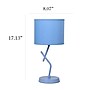 Simple Designs Abstract 17.13" LED Table Lamp, Blue (LT1172-BLU)~#|#~AC89B9CE-139C-415E-8452638D576A750E_sc7