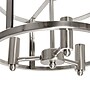 Lalia Home 3-Light 13" Farmhouse Glass and Metallic Accented LED Semi-flushmount, Brushed Nickel (LHM-1000-BN)~#|#~AC8AFDC9-8627-43D5-847081F419ED9C8F_sc7