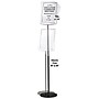 Durable INFOBASE Sign Holder, 8.5" x 11", Freestanding, Vertical/Horizontal, Front Loading, Anthracite Grey (5589-57)~#|#~AC8C185F-68A9-4F16-83E6C062C9B698F6_sc7