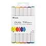 Bazic Alcohol-Based Marker, Twin Tip, Assorted Colors, 6/Pack, 3 Packs/Bundle (BAZ1230-3)~#|#~AC8C87D8-3F84-4FCA-88F5AA7A00B2AD45_sc7