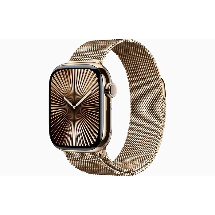 Apple - みこ　※gold Apple Watch Series 10, GPS + Cellular, 42mm, Gold Titanium Case