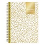 2026 Blue Sky Day Designer Gold Spotty 5.875" x 8.625" Weekly & Monthly Personal Organizer, Plastic Cover (154644)~#|#~AC9923F5-DCBB-4ED5-8ADE8601EC73F75B_sc7