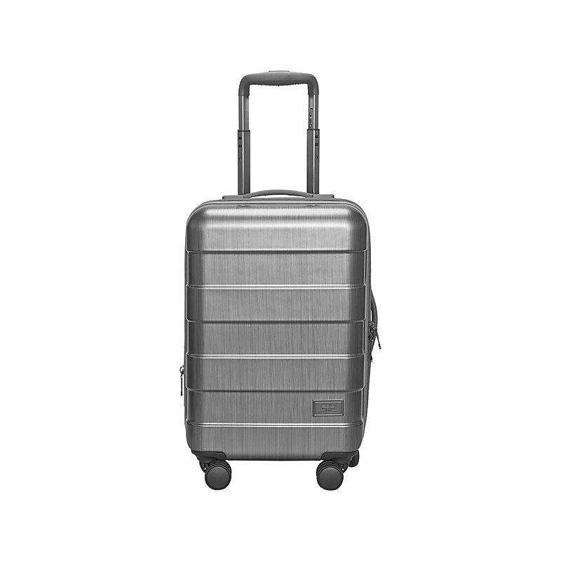 Solo New York Re:serve 22" Hardside Carry-On Suitcase, 4-Wheeled Spinner, TSA Checkpoint Friendly, Gray (UBN921-10) image 1