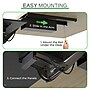 Uncaged Ergonomics Adjustable Standing Desk Keyboard Tray, Black (KT2)~#|#~ACA27BA4-5F91-464E-B89EDA26C8A4731E_sc7
