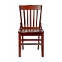 Flash Furniture Hercules Traditional Wood School House Back Restaurant Dining Chair, Mahogany (XUDGW0006MAH)~#|#~ACA4C9E0-0182-4C5E-A1289A4A08C60A90_sc7
