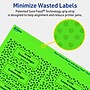 Avery Laser/Inkjet Multipurpose Rectangle Labels, 1.25" x 3.75", Neon Green, 240/Pack (94228)~#|#~ACA558C0-FA09-4DDB-AAF9D73ED91761E7_sc7