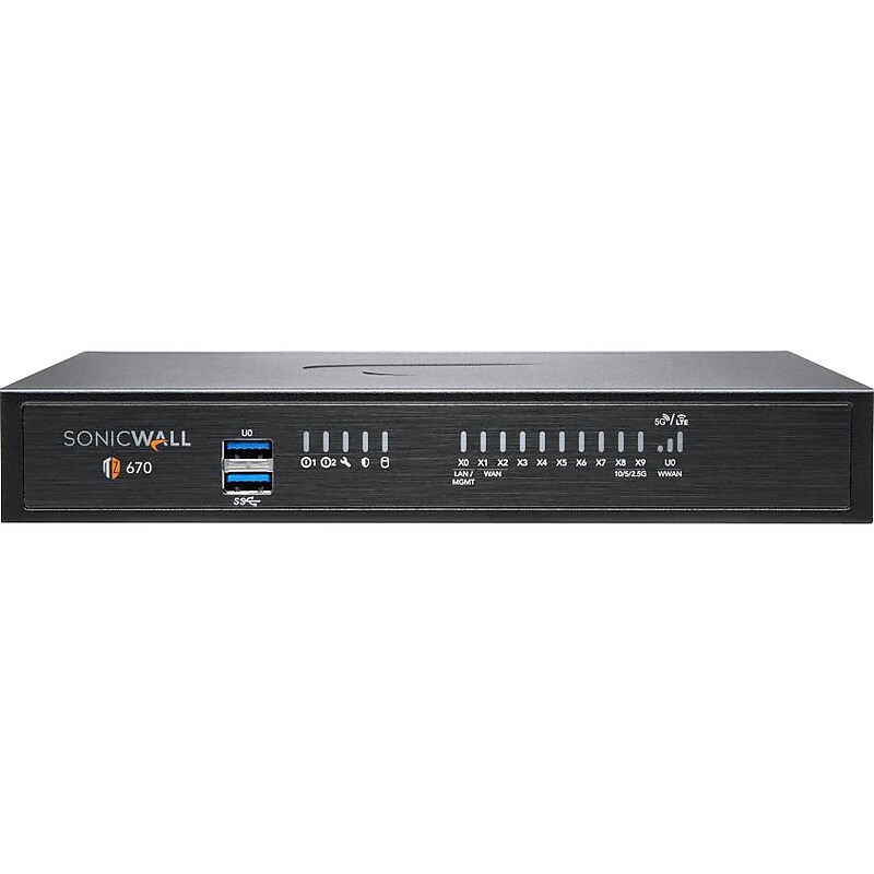 Sonicwall TZ670 Promotional Tradeup Next-Generation Firewall, Desktop (03-SSC-1379) image 1