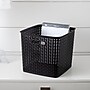 Advantus Extra Large Plastic Weave Basket, Black (37519)~#|#~ACACCE8A-B4E0-4E94-AA94BE0F1C8096C9_sc7