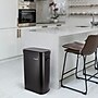 Elama Stainless Steel Indoor Sensor Trash Can, 13 Gallon, Black (938122410M)~#|#~ACAFACCC-0962-4D45-88CA4B03929BE3BC_sc7