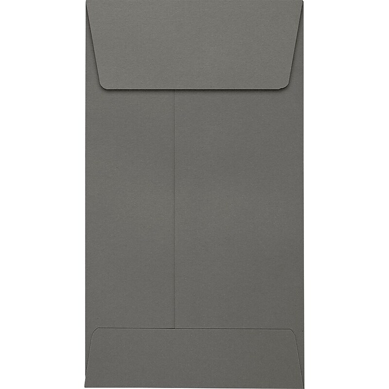 LUX Self Seal #5 1/2 Coin Envelopes, 3 1/8" x 5 1/2", Smoke Gray, 1000/Box (LUX-512CO-22-1M) image 1
