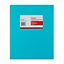 Staples Matte 2-Pocket Plastic Portfolio Folder with Fasteners, Teal (55478)~#|#~ACB342E8-4852-4E0D-B781EA063342C116_sc7