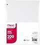 Mead Wide Ruled Filler Paper, 8" x 10.5", 3-Hole Punched, 200 Sheets/Pack (15200)~#|#~ACBBB55E-058A-46D4-971B750ABADCDE8C_sc7