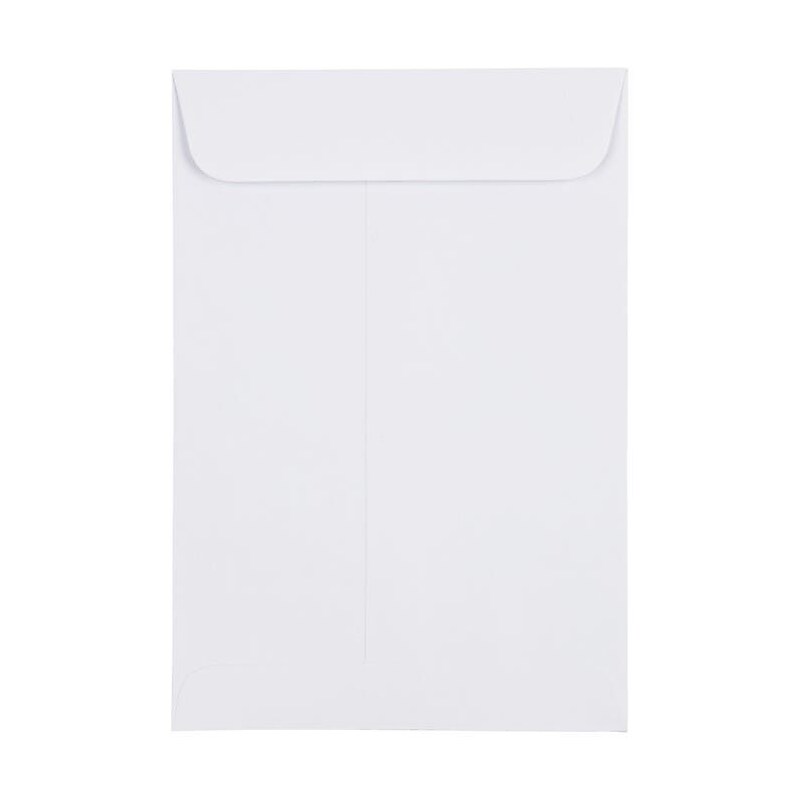 LUX Moistenable Glue Invitation Envelope, 4 5/8" x 6 3/4", Bright White, 50/Pack (7773-50) image 1