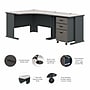 Bush Business Furniture Cubix 48"W Corner Desk with Return and Mobile File Cabinet, Slate/White Spectrum (SRA005SLSU)~#|#~ACC04A66-FFC4-44B5-BC236C02CB8E530E_sc7