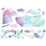 York Wallcoverings Galaxy Unicorn With Glitter Children's Decal, Fantasy (RMK3845GM)~#|#~ACCB8310-0F1E-45CC-A5A4430CDDDCE12E_sc7