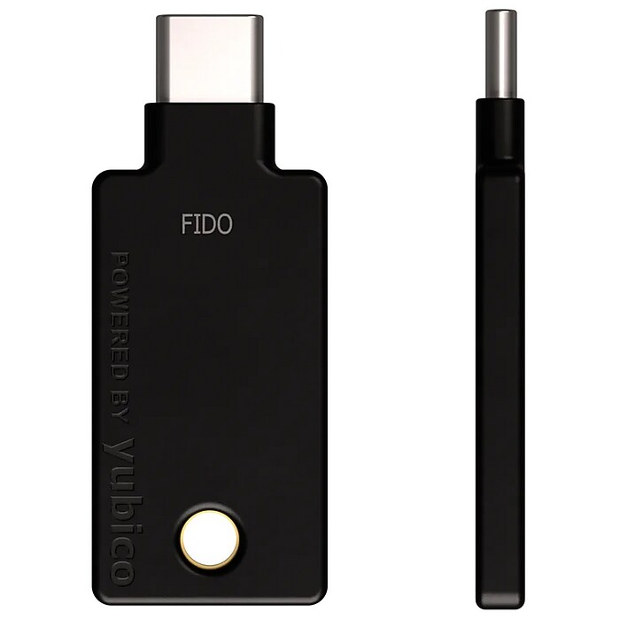 Yubico Security Key C NFC Security Key, USB‑C + NFC, Black (100957