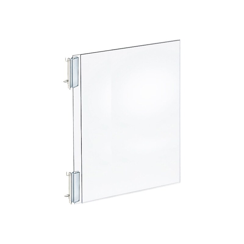 Azar Sign Holder, 11" x 17", Horizontal, Wall Mounted, Clear Acrylic, 10/Pack (103308) image 1