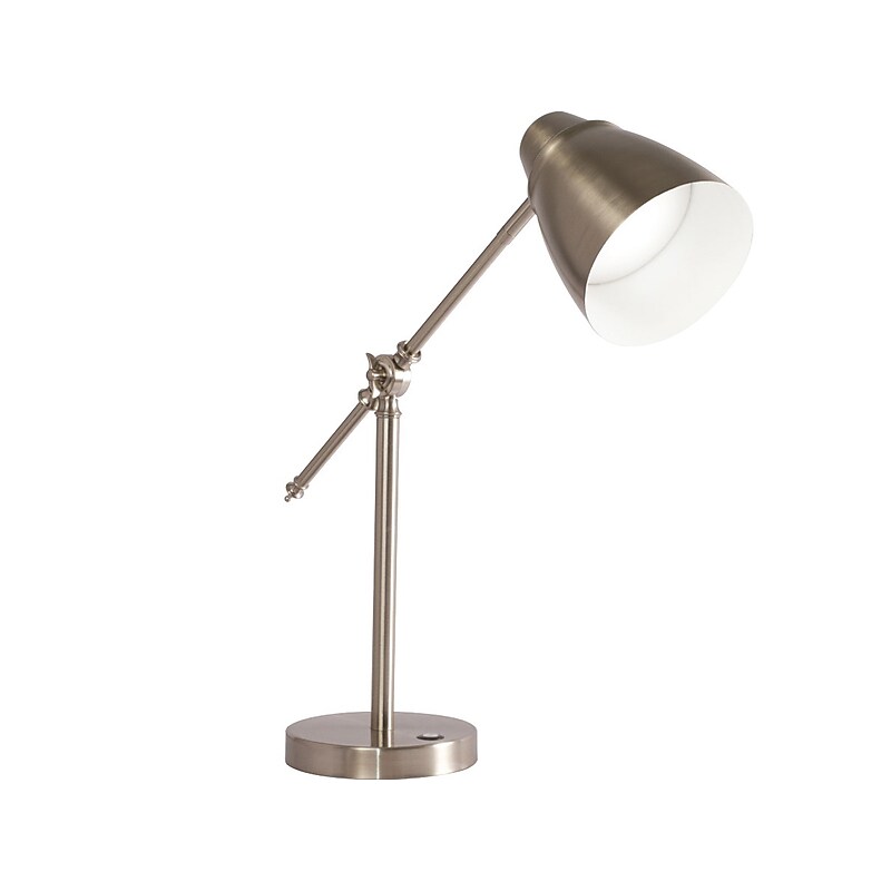 OttLite Harmonize LED Desk Lamp, 19", Brushed Nickel (CS01SV9-SHPR) image 1