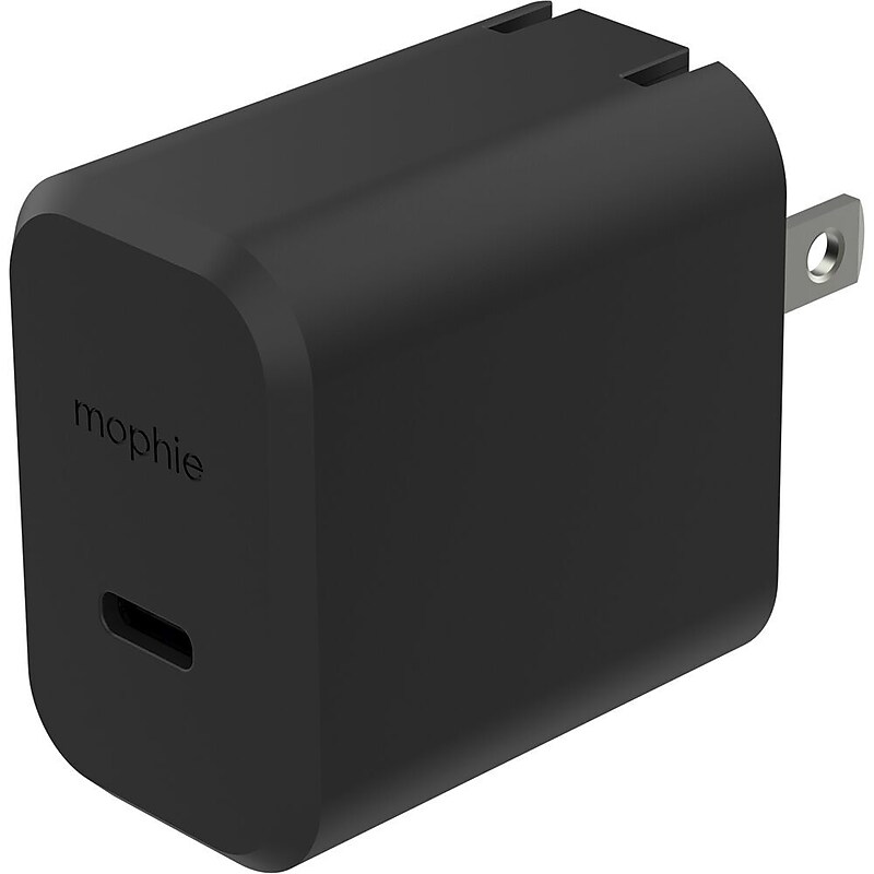 Mophie GaN USB-C Wall Charger, 30W, Black (409911394) image 1