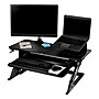 3M Precision Standing Desk 35"W Manual Adjustable Desk Riser with Gel Wrist Rest and Precise Mouse Pad, Black (SD60B)~#|#~ACDB92BC-420E-4944-A051EB7986D3D026_sc7