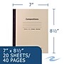 Roaring Spring Paper Products Composition Notebook, 7" x 8.5", Wide Ruled, 20 Sheets, Manila (77340)~#|#~ACDC2FA0-1426-492D-BF7D7A7F50D04ABE_sc7
