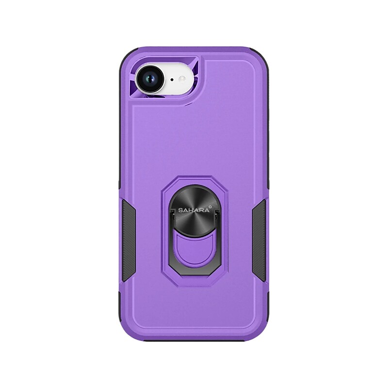 SaharaCase Raider Series Phone Case for iPhone 16e, Shock Absorbing, Purple (CP00819) image 1