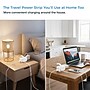 Uncaged Ergonomics Travel Power Strip with USB-C, 3 AC, 2 USB-C (20W), 1 USB-A, 3.4 ft Cord, White ~#|#~ACDF22D6-D468-4522-AB005DE2F5C1F3C3_sc7
