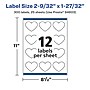 Avery Laser/Inkjet Multipurpose Labels, 1.8438" x ", Glossy Clear, 300/Pack (94603)~#|#~ACE560E3-AE20-40E5-A25665431D622F48_sc7