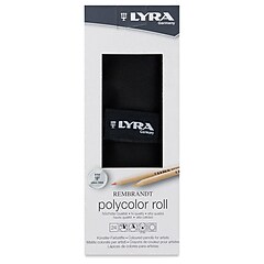 Lyra Rembrandt Polycolor Colored Pencil Roll, Assorted Colors, 24