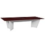 Regency Array 120"W x 48"D Conference Table with Grommet, Mahogany/White (ACT12048MHWH)~#|#~ACE85357-0262-4EE4-BCE1CF3C81269B85_sc7