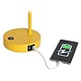 Simple Designs Sleek Essentials LED Desk Lamp, 16", with USB Ports, Yellow (LD1071-YLW)~#|#~ACEA5EAC-2A39-4F85-9A1EB22340090A23_sc7