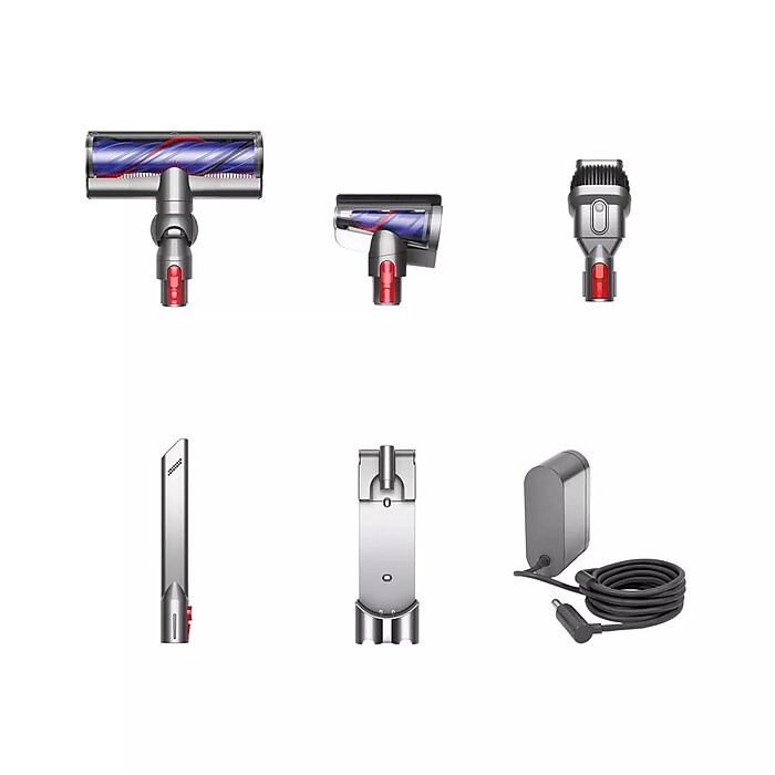 Dyson V8 Cordless Vacuum, Bagless, Silver/Nickel (400473-01) | Staples