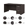 Bush Business Furniture Studio C 66"W Office Desk with Mobile File Cabinet, Storm Gray (STC071SGSU)~#|#~ACF21759-B969-4CF1-884F7E959FDFE319_sc7