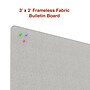 Staples Fabric Bulletin Board, 3' x 2' (ST62831)~#|#~ACF24ED2-7CDD-4422-B3B7AF9AD0CB59E6_sc7