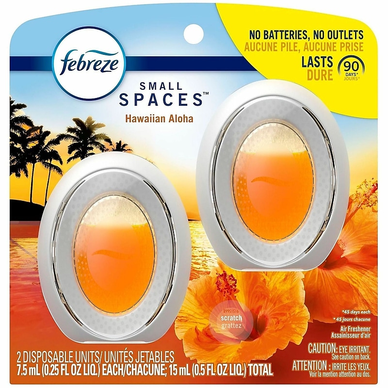 Febreze Small Spaces,  25 fl. oz., Hawaiian Aloha, 2/Pack (PGC55879) image 1