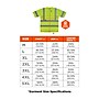 Ergodyne GloWear 8367 High Visibility Short Sleeve T-Shirt, ANSI Type R Class 3, Lime, Large (22034)~#|#~AD0219D7-39BB-4A26-8E227415CDA75005_sc7