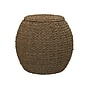 Household Essentials Handwoven Seagrass Barrel Wicker Storage Basket Side Table, Natural (ML-4226)~#|#~AD0A228A-5DE7-44D3-AD1F288F1119ABB9_sc7