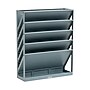 Mind Reader 5-Compartment Mountable Plastic Vertical File Storage, Gray  (WALLANCH-GRY)~#|#~AD0BA691-1CD9-4C1A-AF8E1E17E4076327_sc7
